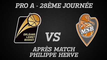 Réaction de Philippe Hervé - J28 - Réception du Mans