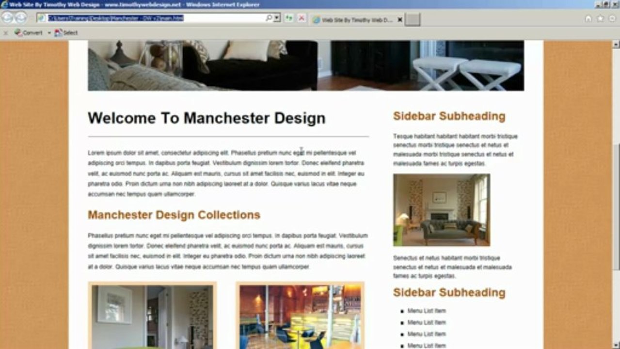 Dreamweaver CS6 Tutorial – Video 24