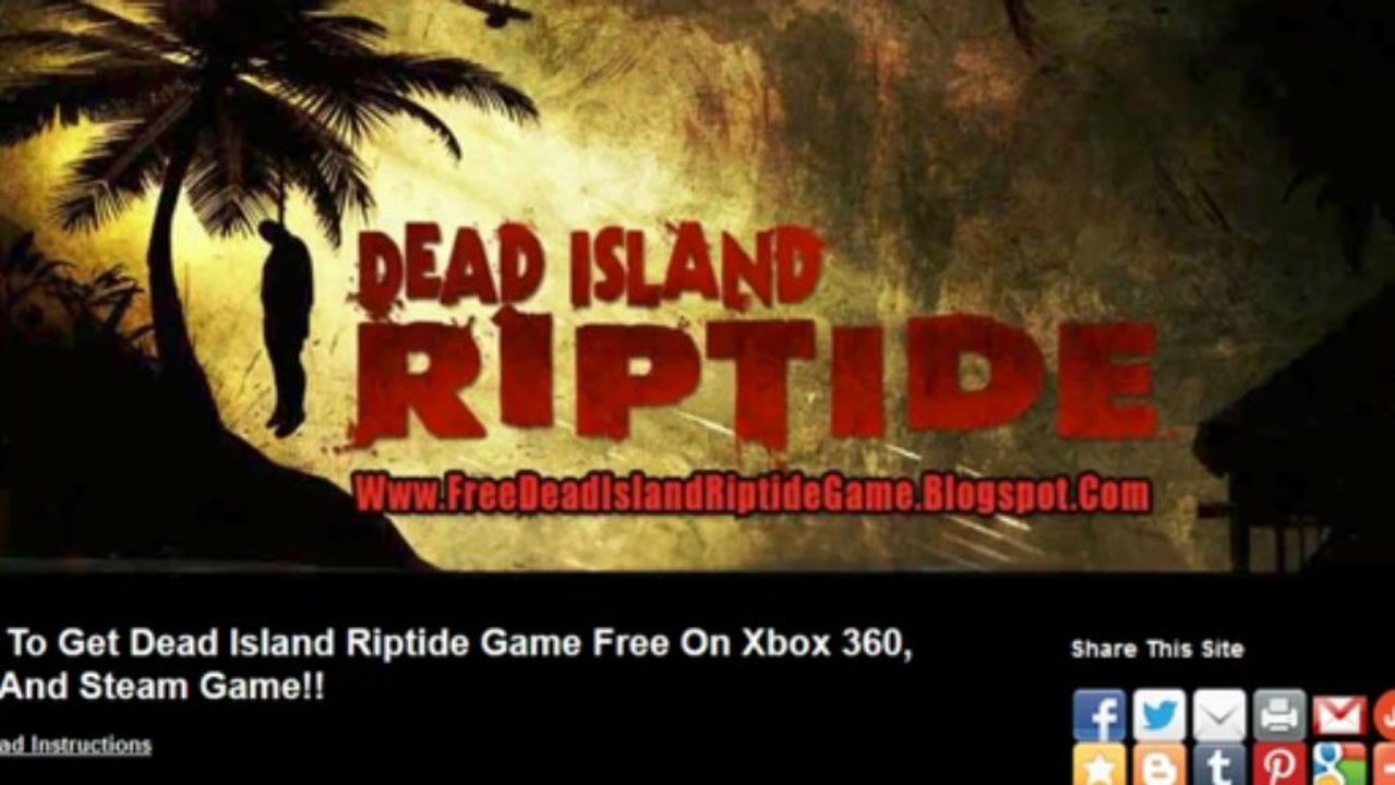 How to Get Leaked Dead Island Riptide Redeem Code Free - Download