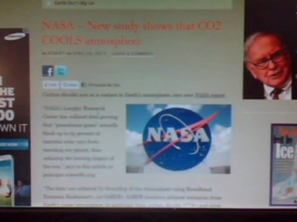 NASA study shows that CO2 COOLS atmosphere flooding Midwest Mississippi river