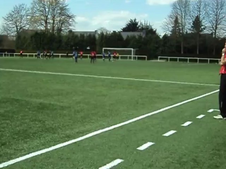 U15 contre Hennebont coupe du Morbihan 20 avril 2013 domination pluvignoise et penalty pour Hennebont