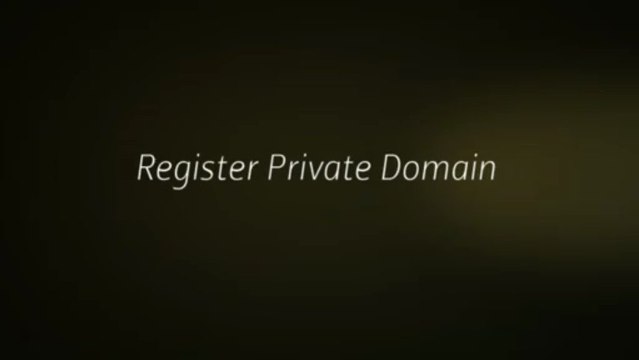 Register Private Domain - independent whois and domain proxy privacy service.