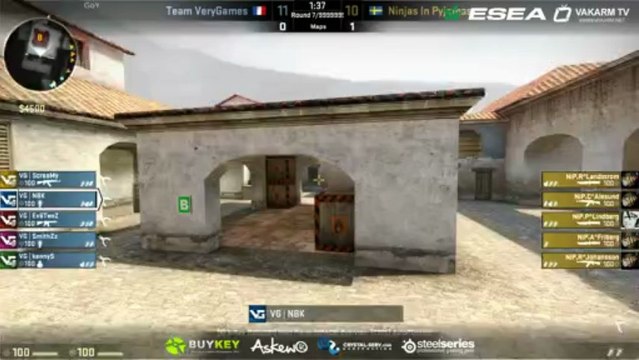 ESEA XIII - Finale Winner Bracket - NiP vs VeryGames - mirage_se