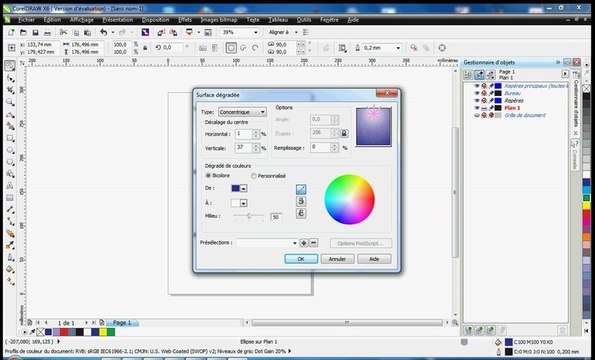 Comment dessiner le bouton demarrer de windows vista