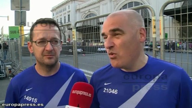 Chema Martínez, ganador de la cursa dels Bombers