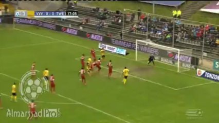 18' Doelpunt Nils Röseler, VVV-Venlo - FC Twente, 1-0