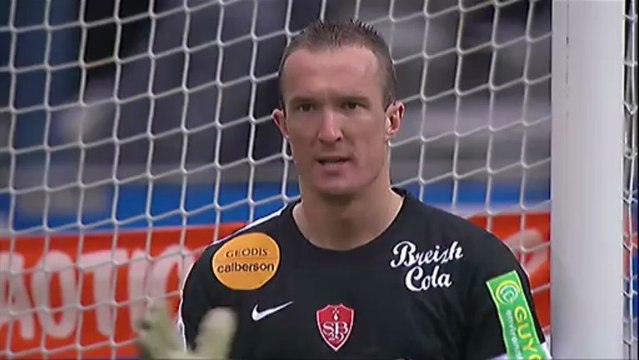 But Benoît CHEYROU (45ème +1) - Olympique de Marseille - Stade Brestois 29 (1-0) - saison 2012/2013