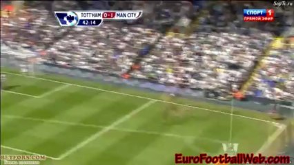 Manchester City Back to Back Corner Kicks - Tevez vs LLoris