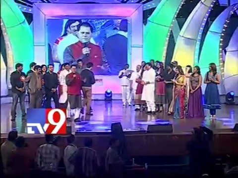 Yelamanchili Saibaba recieves 'Best film&Producer' award in TSR - Tv9 Film Awards