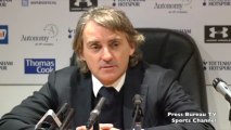 Roberto Mancini reaction to Tottenham vs Man City