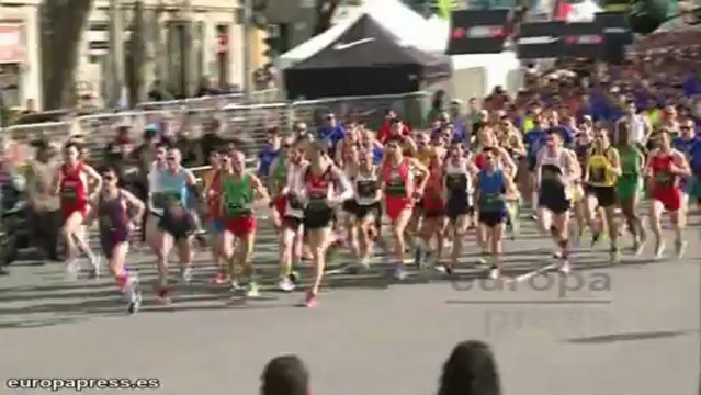 Chema Martínez y Judit Pla ganan la 'Cursa del Bombers'