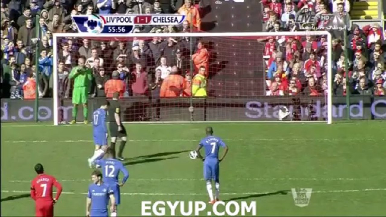 اهداف ليفربول وتشيلسي 21/4/2013