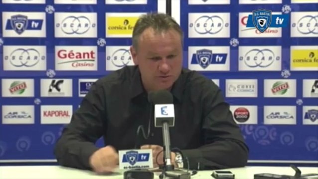 L1 / 2012-13 : Bastia 1-2 Lille : Conf. de F. Hantz