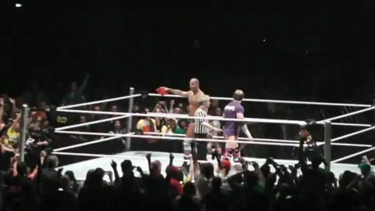 Wrestlemania Revenge tour RAW - Bercy 20-04-2013 1ere Partie ( Ryder vs Cesaro )