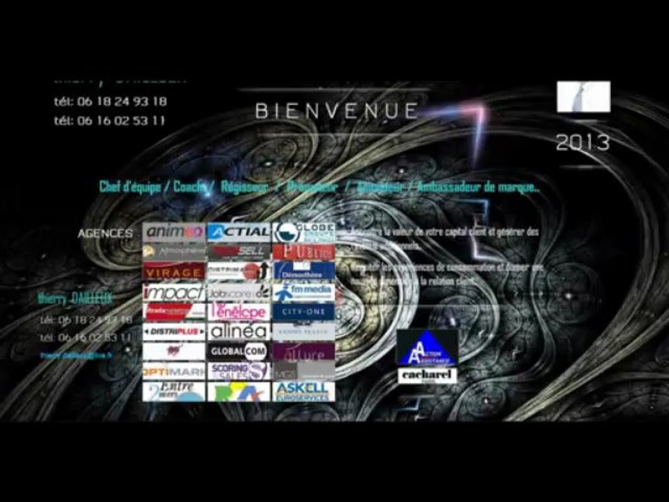 DAILLEUX  thierry,  MAI  2013, NOUVEAU SITE, NOUVEAU PORTAIL, AMBASSADEUR de MARQUE..