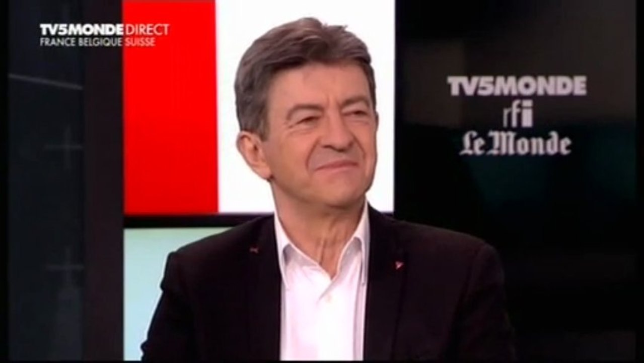 J.-L. Mélenchon à "Internationales" sur TV 5 Monde  le 21/04/2013