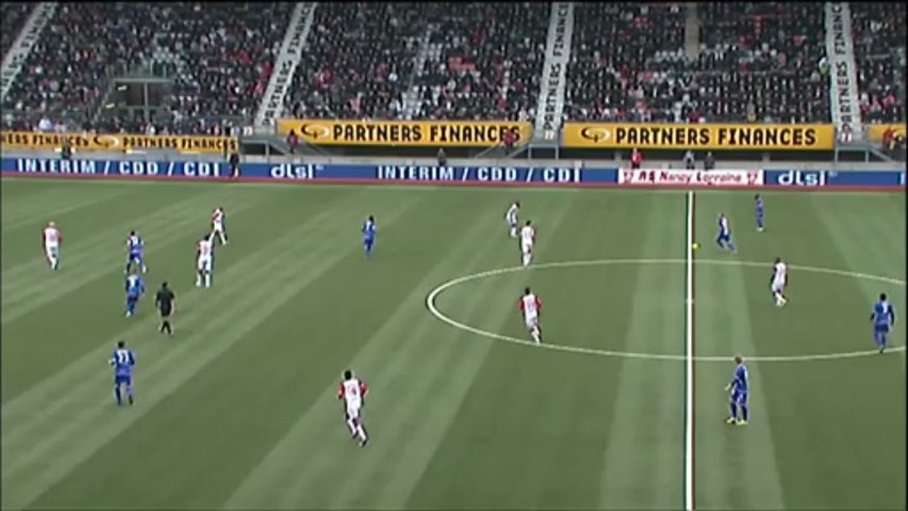 But Paul ALO'O EFOULOU (21ème) - AS Nancy-Lorraine - Evian TG FC (3-1) - saison 2012/2013