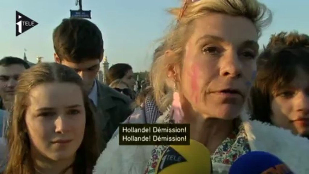 Frigide Barjot chahutée par ses propres manifestants?