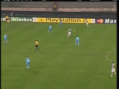 2005 (November 22) Juventus (Italy) 1-Club Brugge (Belgium) 0 (Champions League)