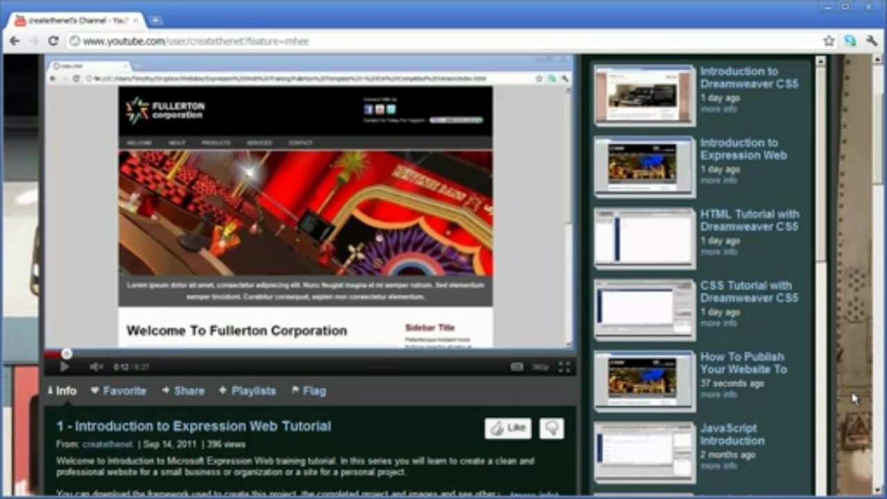 Dreamweaver CS5 Tutorial – Video 19