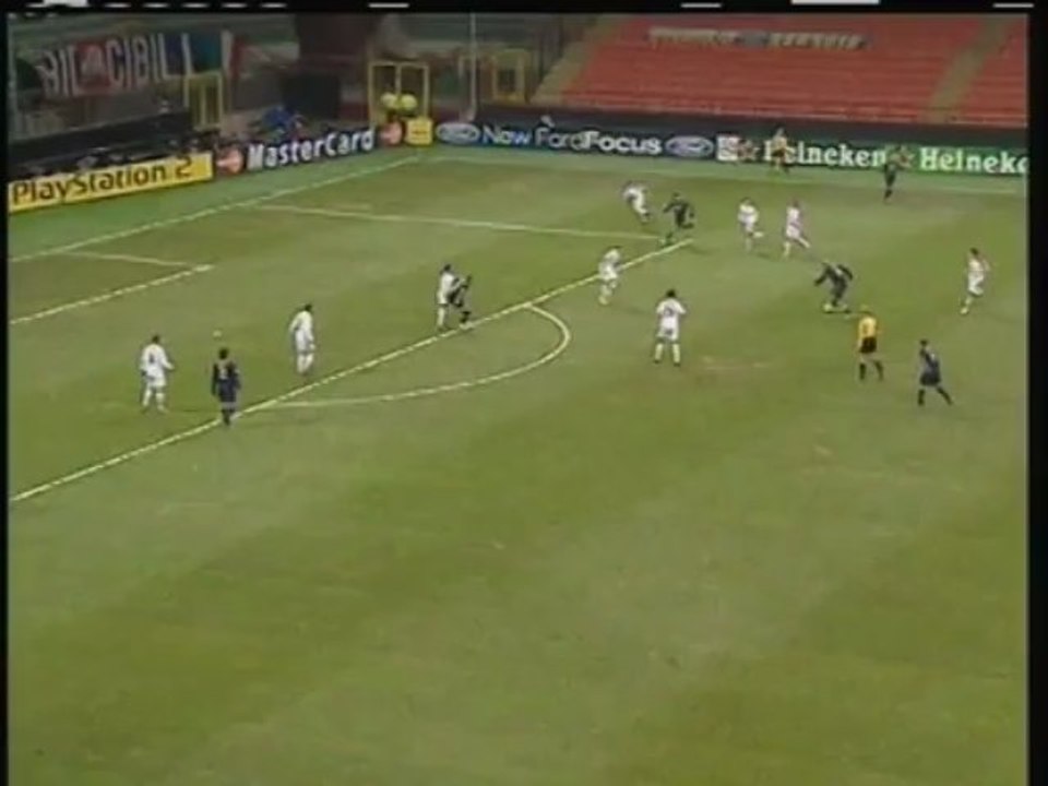 2005 (November 23) Internazionale (Italy) 4-Artmedia Bratislava (Slovakia) 0 (Champions League)