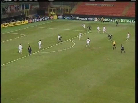 2005 (November 23) Internazionale (Italy) 4-Artmedia Bratislava (Slovakia) 0 (Champions League)