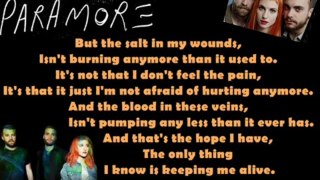 Paramore - Last Hope (full song +lyrics)