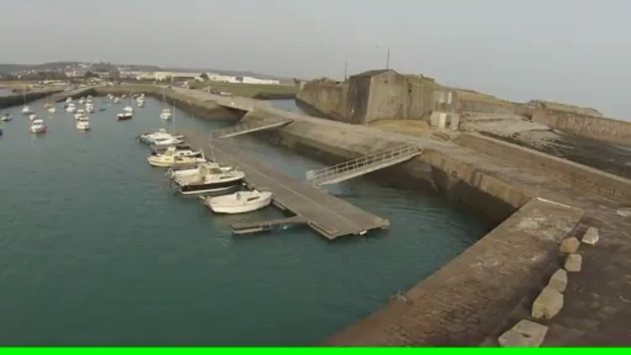 DJI PHANTOM rade de cherbourg part 1 essais