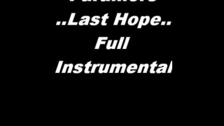 Last Hope-Paramore