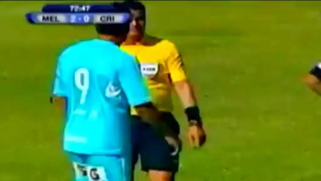 Little dog invades the pitch in Peru