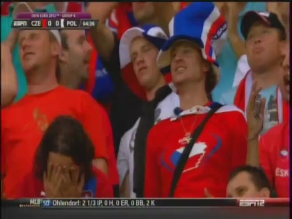 2012 (June 16) Poland 0-Czech Republic 1 (European Championships)