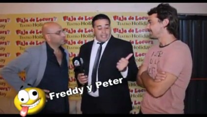 Pedro, Paula y elenco de Viaje de Locura en 2983 teve con Matias Attem 1 - Febrero 2013