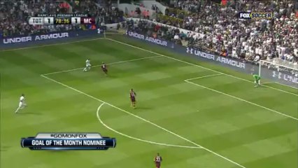 Jermain Defoe's goal for Tottenham vs Manchester City (2-1)
