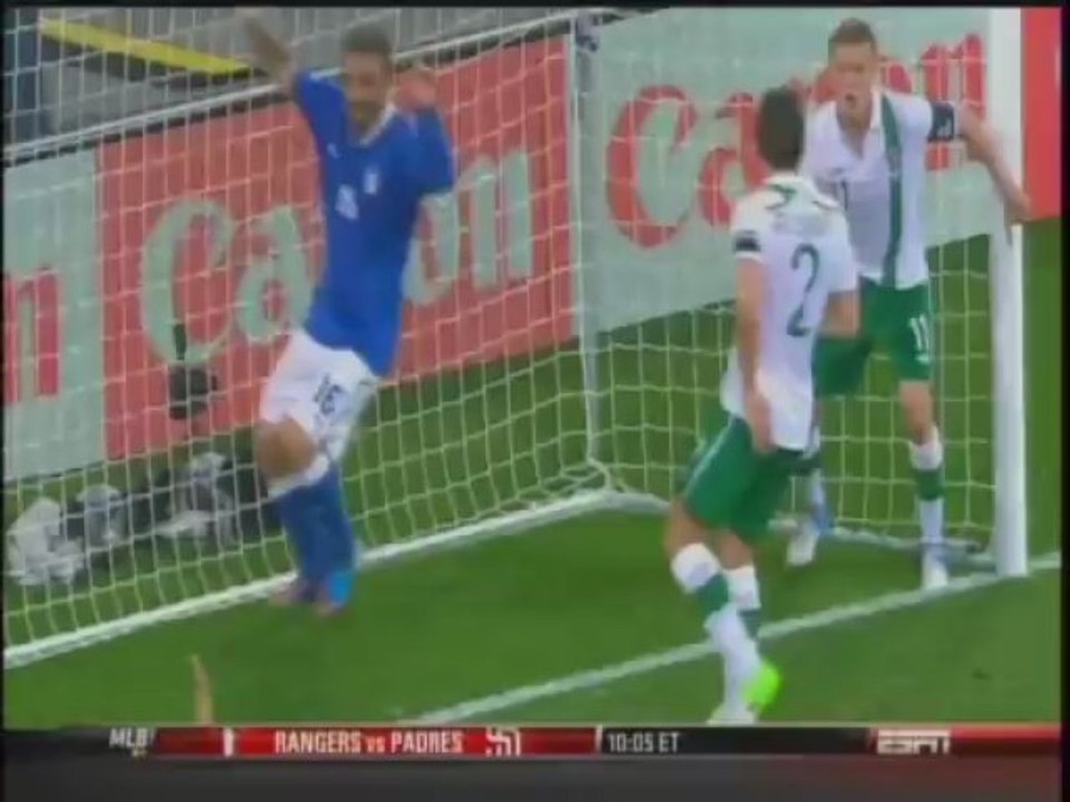 2012 (June 18) Italy 2-Republic of Ireland 0 (European Championships)