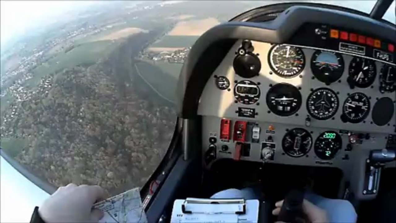 Lunettes CamSport - Vol en avion DR 400 de Lognes à Coulommiers