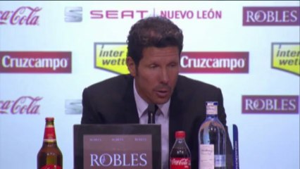 Simeone: "La Champions está cada vez mas cerca"