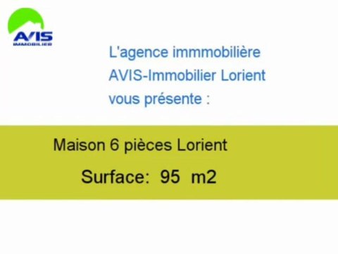 Achat Vente Maison Lorient 56100 - 95 m2