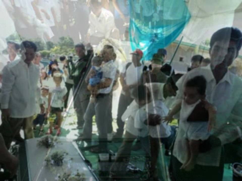 Interment of Domingo F. Reyes