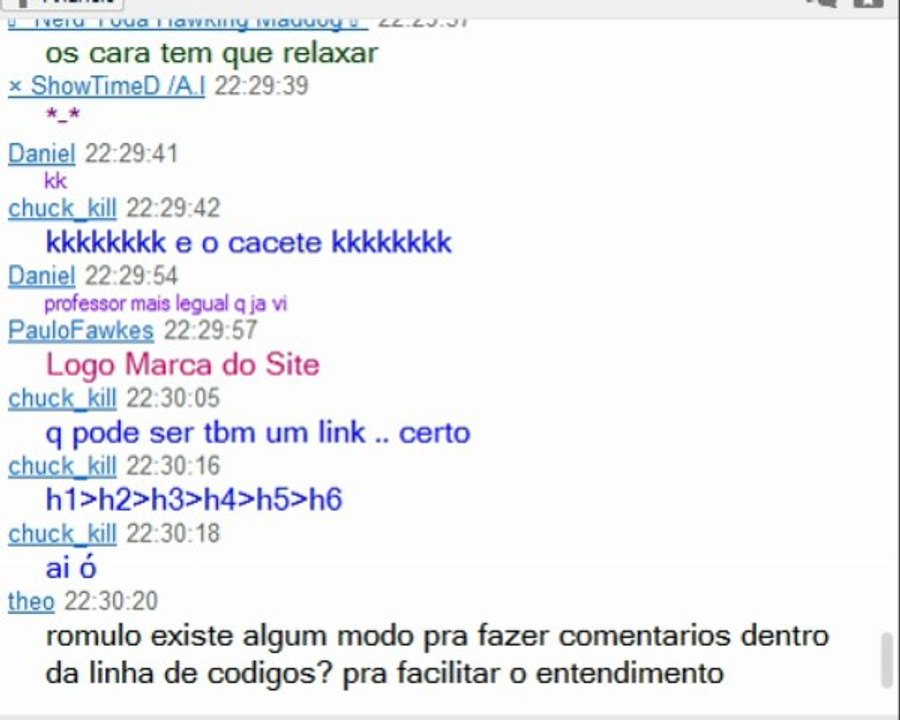 curso html & css - prof Rômulo - aula 1 - parte 1