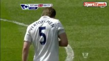 [www.sportepoch.com]13 ' Foul - Vertonghen Hang scraping injured blood-stained end treatment