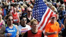 London marathon pays tribute to Boston