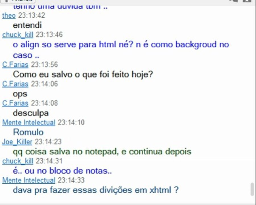 curso html & css - prof RÔmulo - aula 1 - parte 2