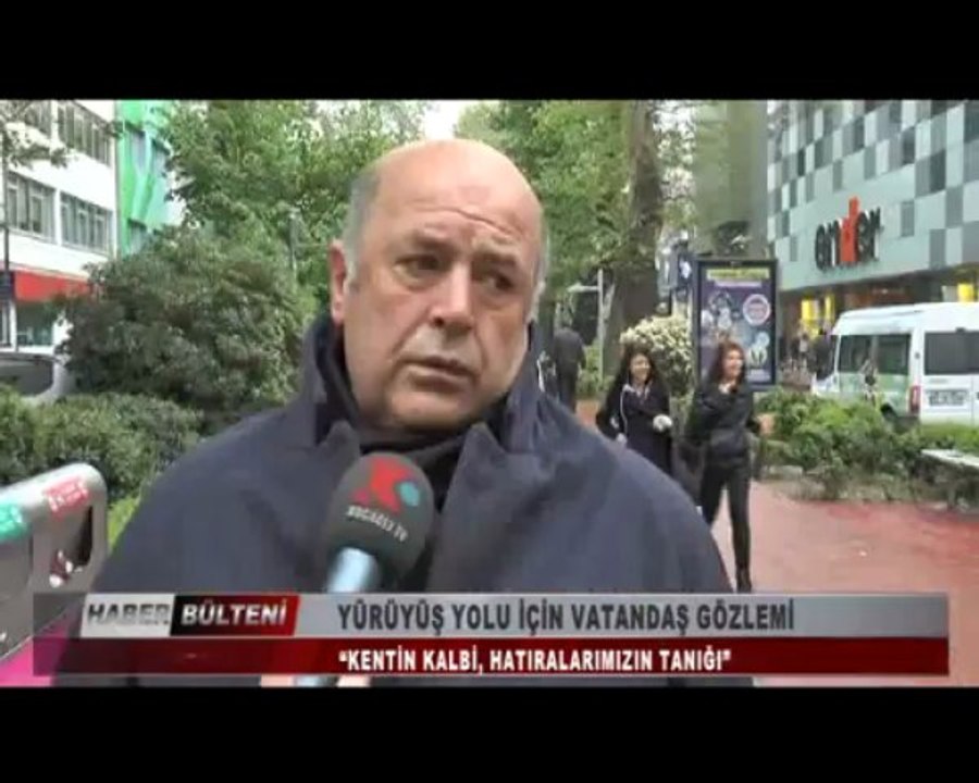 YURUYUS YOLU ICIN VATANDAS