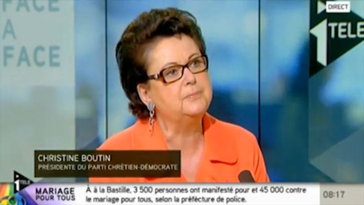 Municipales : Boutin promet des candidats "Manif pour tous"