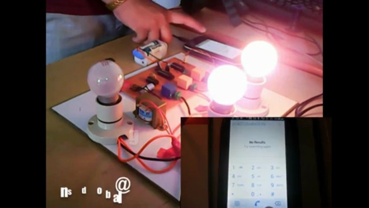 Home Appliances Control using DTMF Technology & Embedded System.