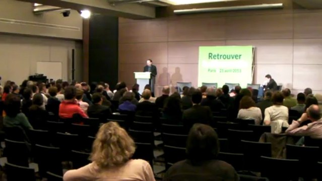 Edwy Plenel; discours sur retrouver la Démocratie à la Mutualité le 21 avril 2013