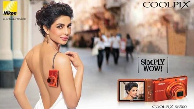 Sensuous Priyanka Chopra Backless Ad