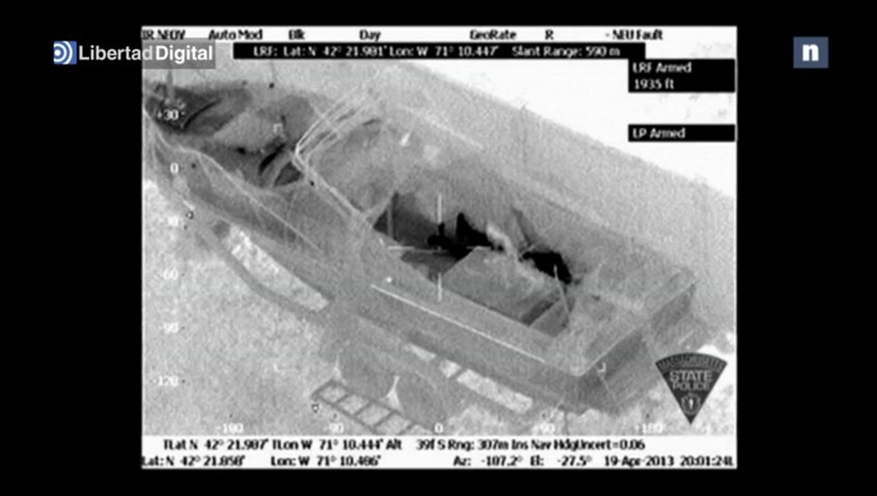 Cámaras térmicas encuentran al sospechoso del atentado de Boston
