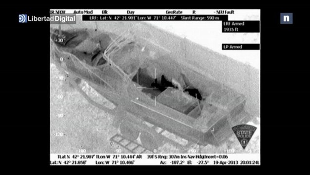 Cámaras térmicas encuentran al sospechoso del atentado de Boston