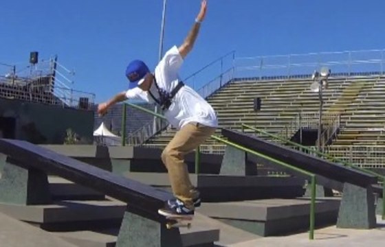 Ryan Sheckler Skateboard Street Course Preview - Summer X-Games 2013 - Foz Do Iguacu